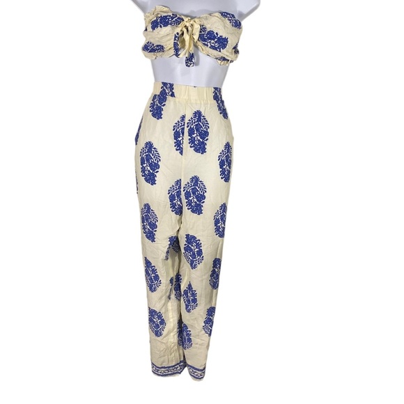 Shein Curve Tube Top Wide Leg Pants Matching Set  4X  (20) - Picture 3 of 9